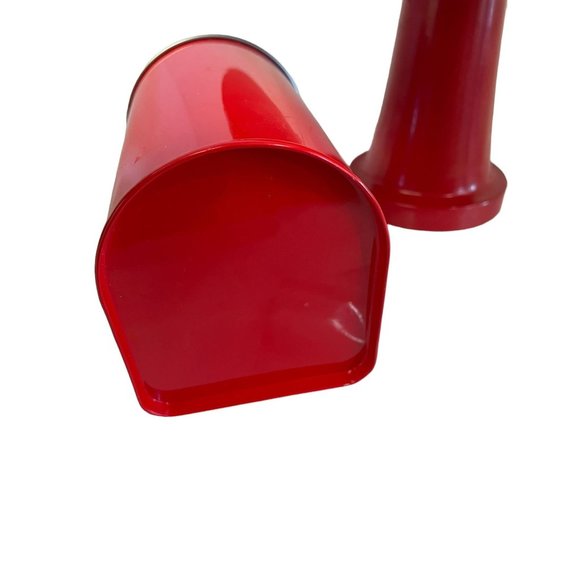 VALENTINES Red Cake Stand and Tin Mailbox Decor - Picture 4 of 8